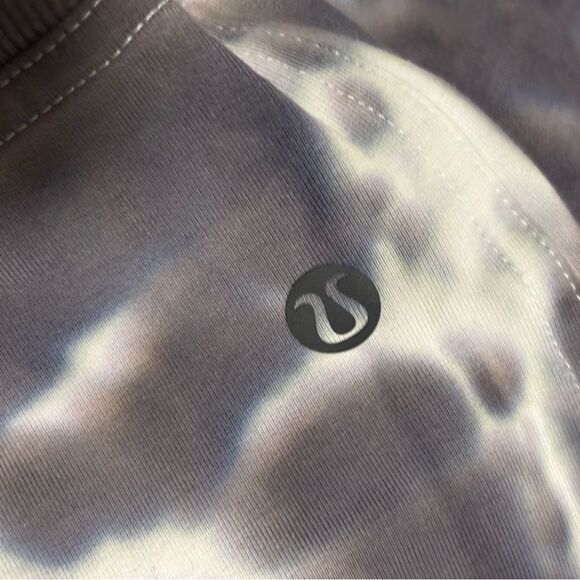 Lululemon All Yours Hoodie Tie Dye Fleece Marmoleado Tie Dye Graphite- Size 4 - Picture 8 of 8